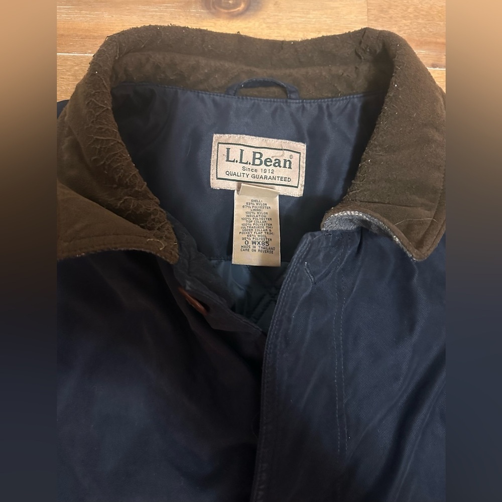 Vintage LL Bean Men’s Barn Jacket XXL Tall Primaloft - Picture 3 of 11